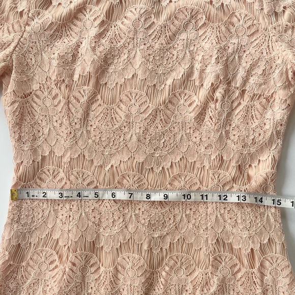 DAINTY JEWELL’S Pink Lace A-Line Midi Dress Size M Fairy Girlhoodcore Romantic - Picture 11 of 12